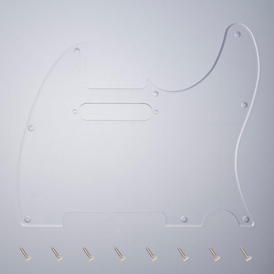 Banworks Tele Pickguard 1 Ply 8-Hole Electric Guitar Pickguard Scratch Plate for USA/Mexican Modern Style Standard Fender Teleca