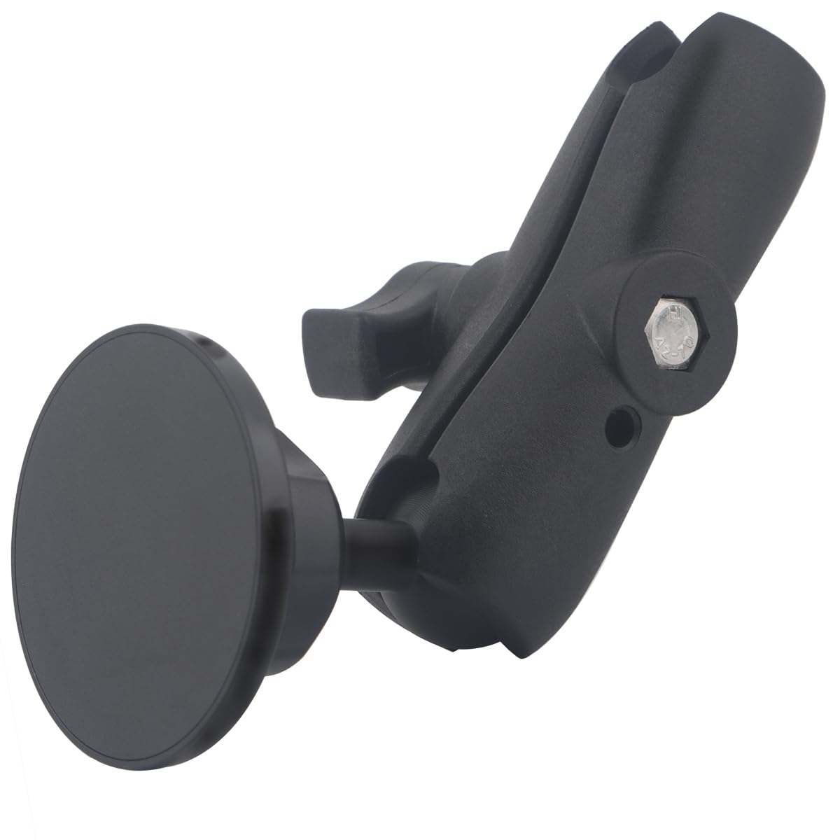 Rigdance Magnetic Car Phone Holder for RAM B Size Mount, Compatible with Magsafe and 1 inch (25mm) Ball Conector (3.74 Arm)
