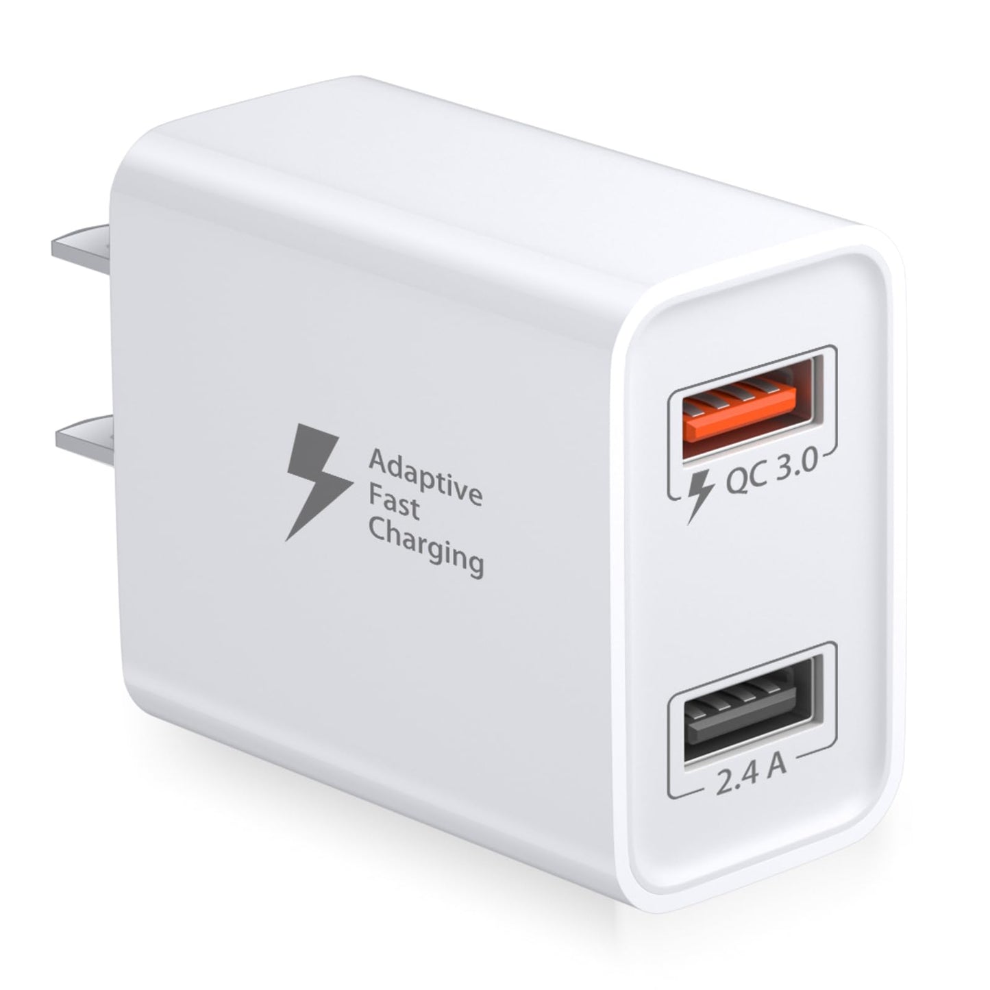 Dual USB Wall Charger 30W, Costyle Quick Fast Charger 3.0 Power Adapter & 5V 2.4A USB Charger Block Plug Compatible Galaxy S23 S