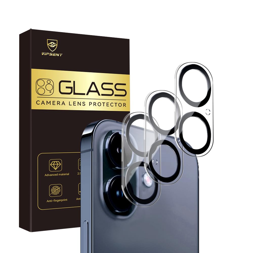 Camera Lens Protector for iPhone 16 6.1 / iPhone 16 plus 6.7/ iPhone17 6.3,9H Tempered Glass,Ultra HD, Scratch Resistance Easy t