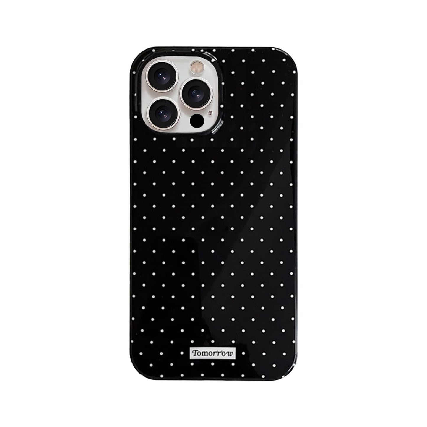 Faneiy for iPhone 13 Pro Max Case Cute Fashion Polka Dot Aesthetics Women Girly Stylish Protective Soft Shockproof Phone Case Bl