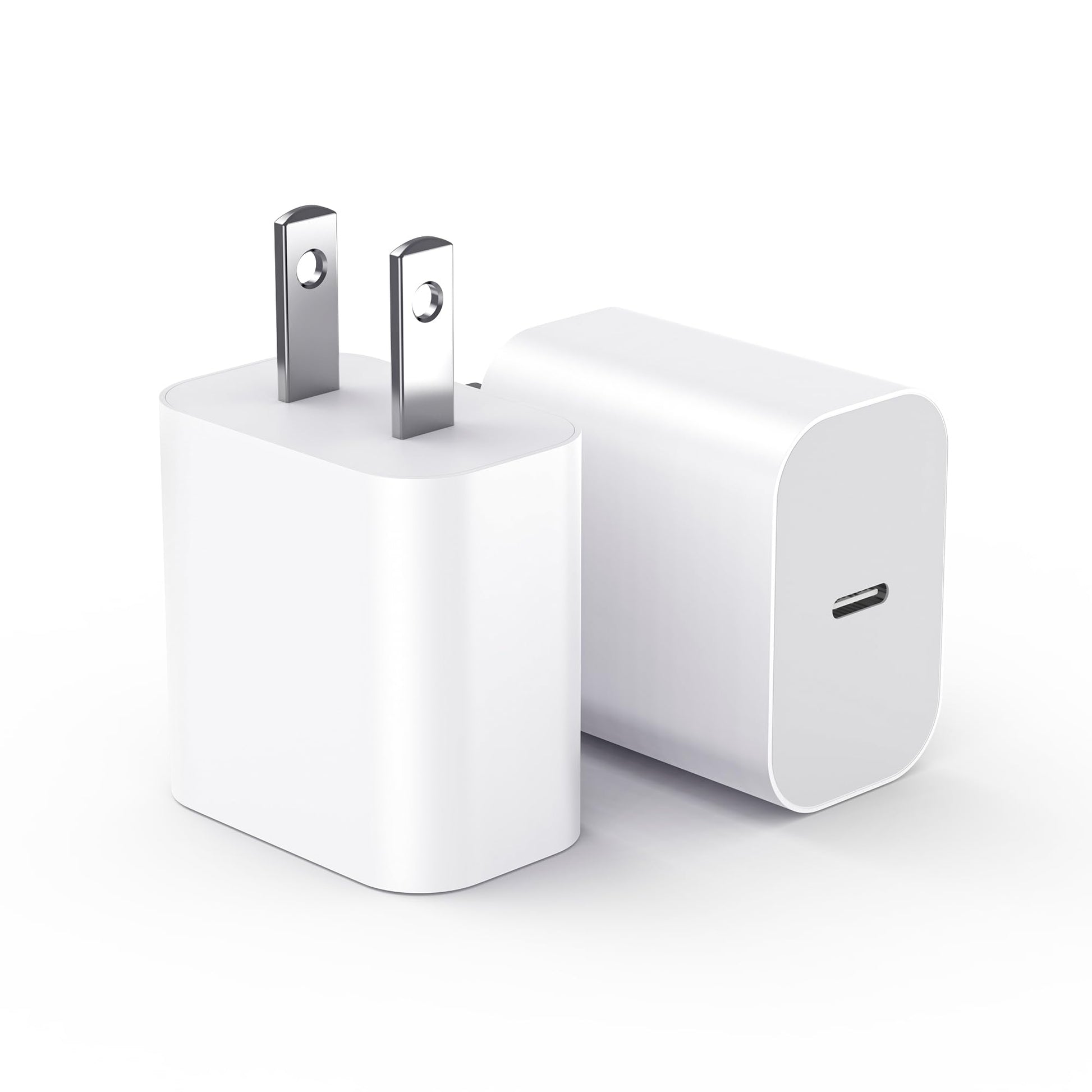 USBC Charger Block for iPhone 17 Charging Plug,MFI Certified Fast USB C Wall Cube 2Pack Power Adapter for iPhone16E/17/Air/Pro/P