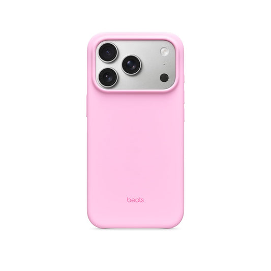 Beats iPhone 17 Pro Case with MagSafe & Camera Control, Matte Finish, Microfiber Lining - Pebble Pink