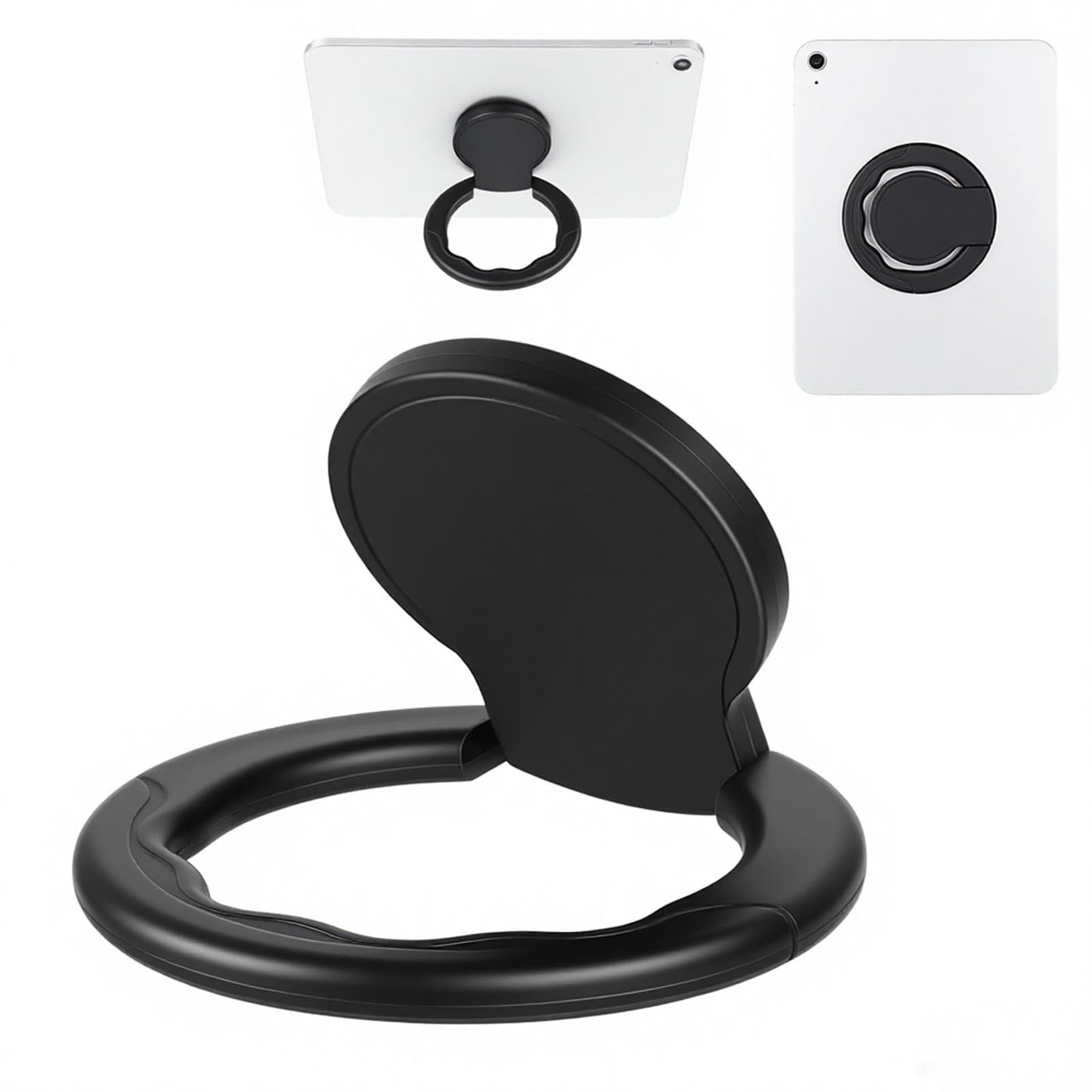 Tablet Stand with Hand Strap Universal Tablet Hand Strap Holder 360 Degree Rotating Sticky Tablets Stand Loop Fastening Handle G