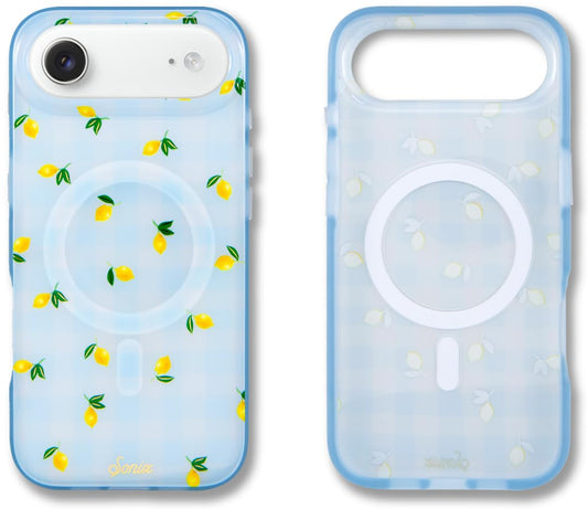 Sonix Case for iPhone 17 Air | Compatible with MagSafe | 10ft Drop Tested | Lemon Gingham