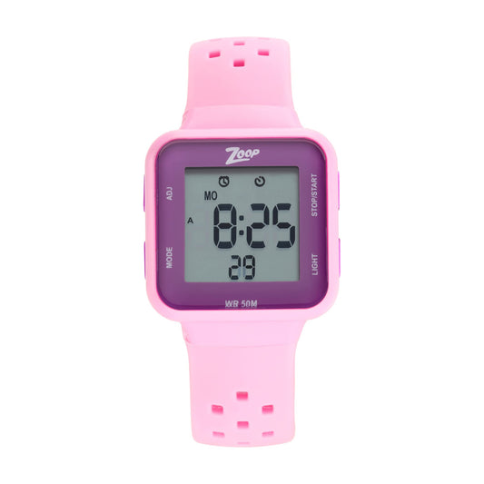 Zoop Kids Unisex Silver Dial Silicone Digital Watch (Not Assigned,Not Assigned)