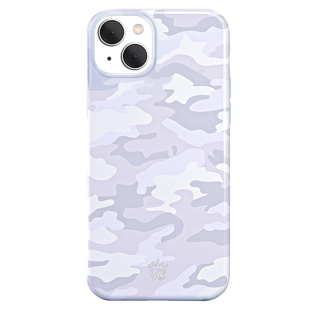 VELVET CAVIAR for iPhone 14 Plus Case Camo - Compatible with MagSafe - White Camouflage