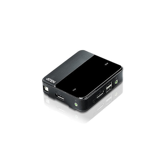 Aten CS782DP2Port USB DisplayPort/Audio KVM Switch (4K Supported and Cables Included)