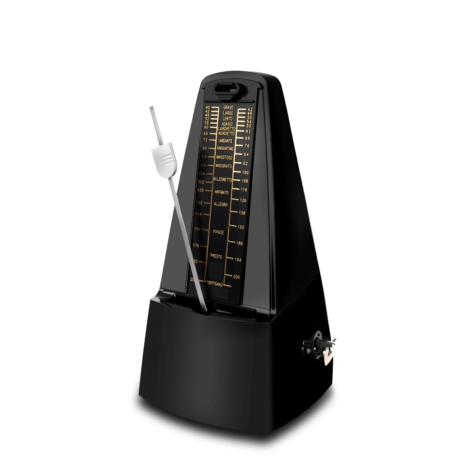Defabee Mechanical Metronome with Loud Sound and Accurate Rhythm for Beginners and Professionals, Ideal for Piano Guitar Drum Vi