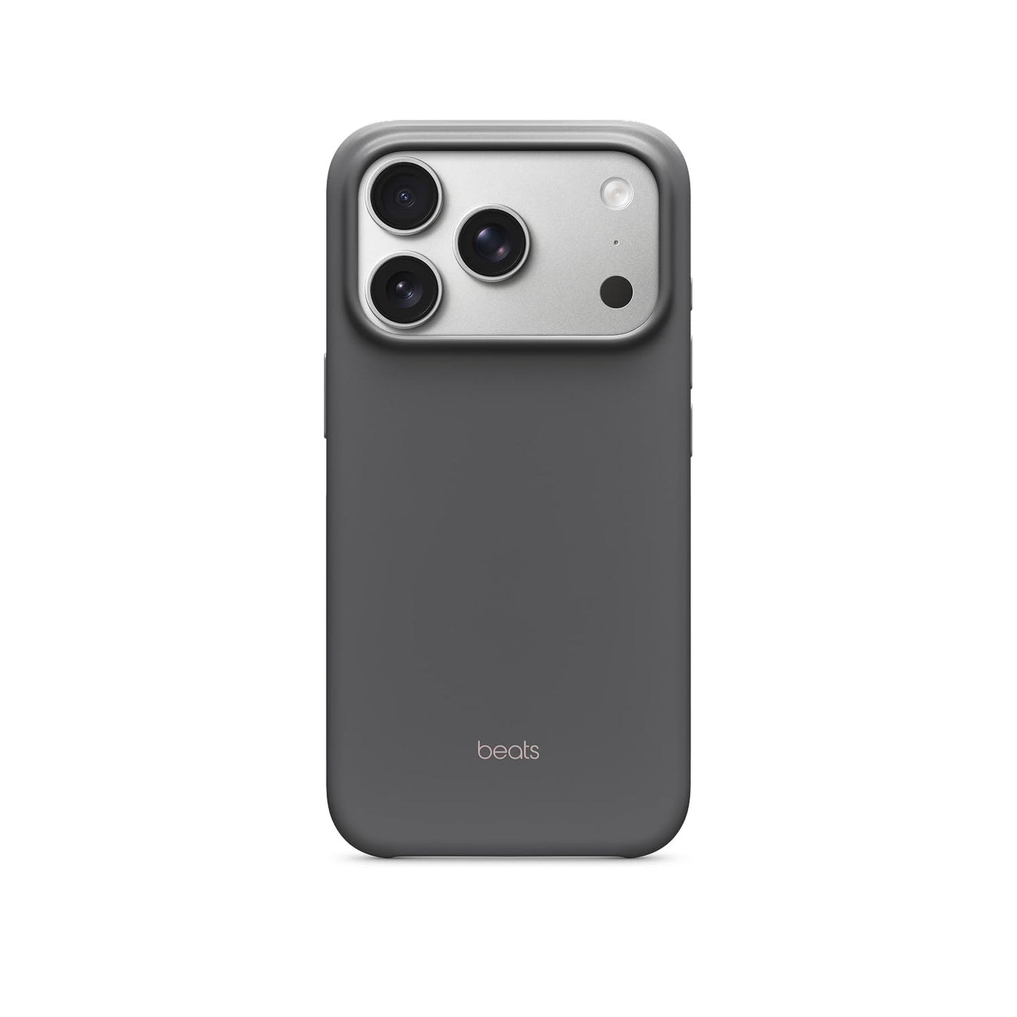 Beats iPhone 17 Pro Case with MagSafe & Camera Control, Matte Finish, Microfiber Lining - Granite Gray