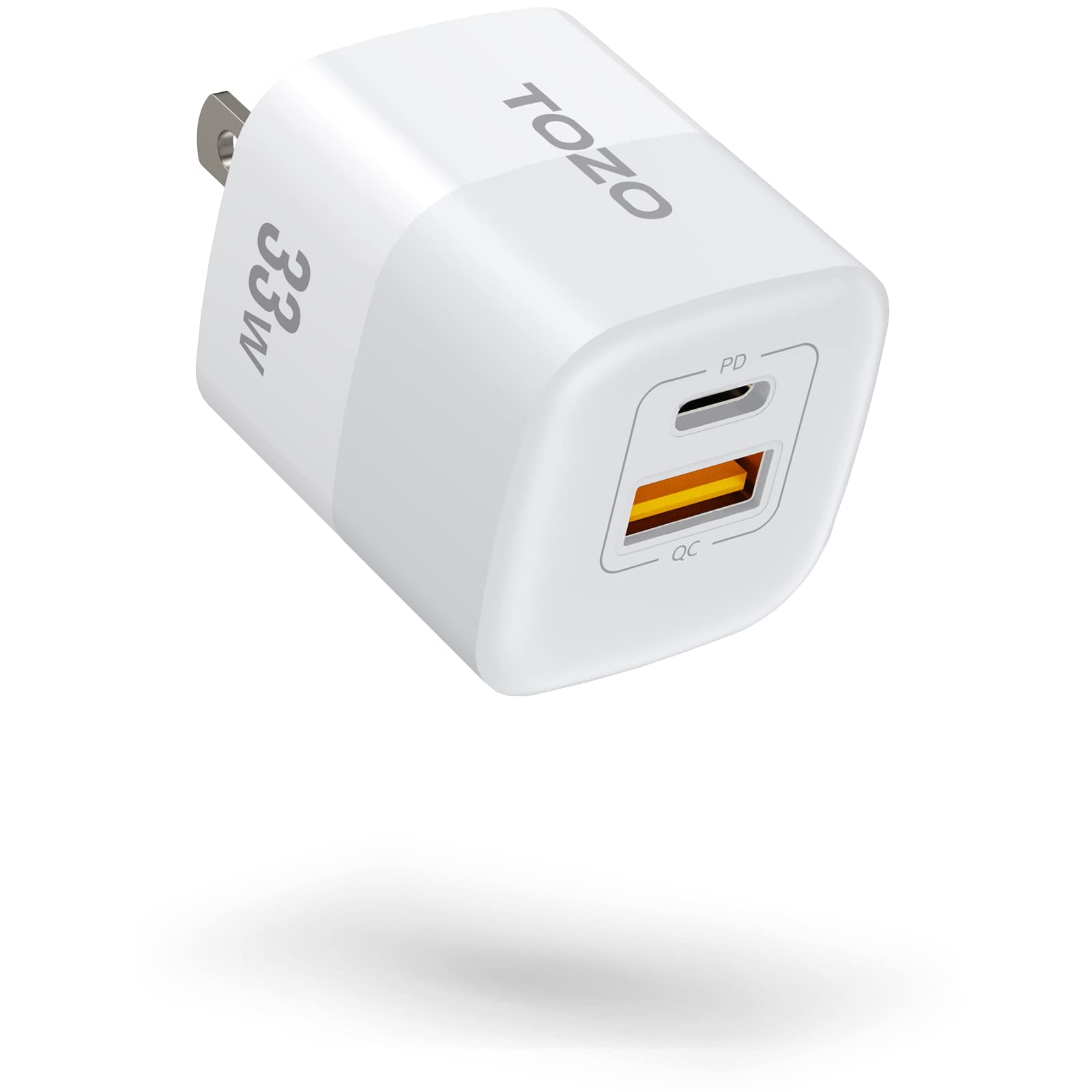 TOZO Upgraded 33W PD Power Adapter for iPhone Charger Fast Charging, USB C Wall Charger Block, Compatible with iPhone 16/15/14/1