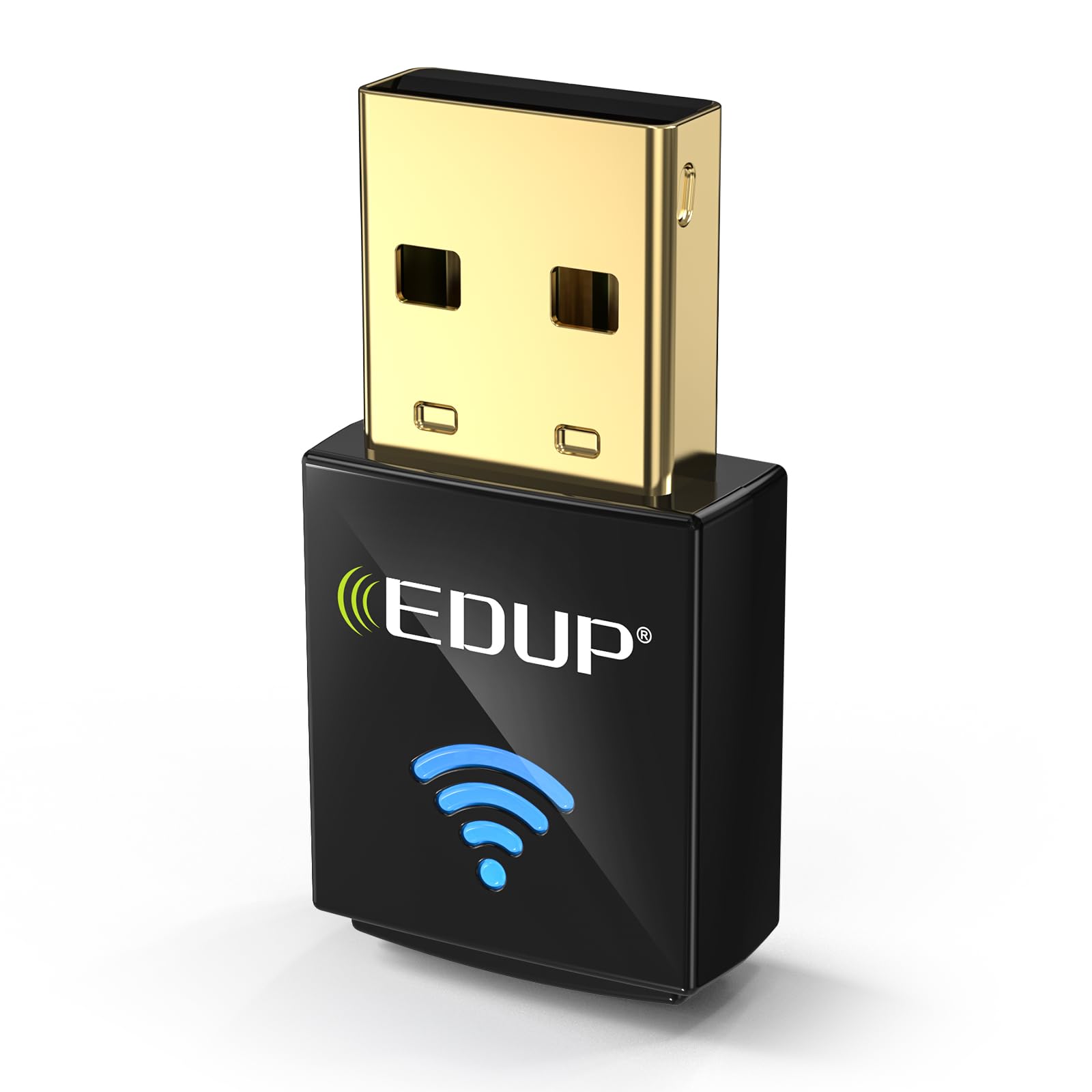 EDUP 2 in 1 Mini USB Bluetooth 5.4 WiFi 6 Adapter AX600M for PC, Plug and Play, Wireless USB Network Adapters 2.4G/ 5.8Ghz WiFi