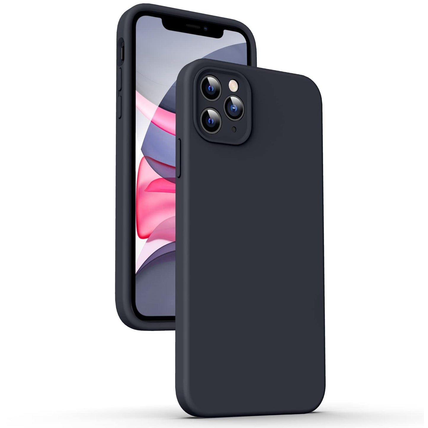 Supdeal Liquid Silicone Case for iPhone 11 Pro - [Camera All-Round Protection] [Soft Microfiber Lining Anti-Scratch] 4 Layer Ful