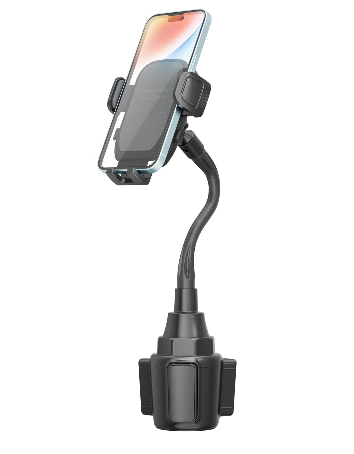 ANCHOM Cup Phone Holder for Car, Upgraded Car Phone Holder Phone Mount for Car with Expandable Base, Cell Phone Cradles Compatib