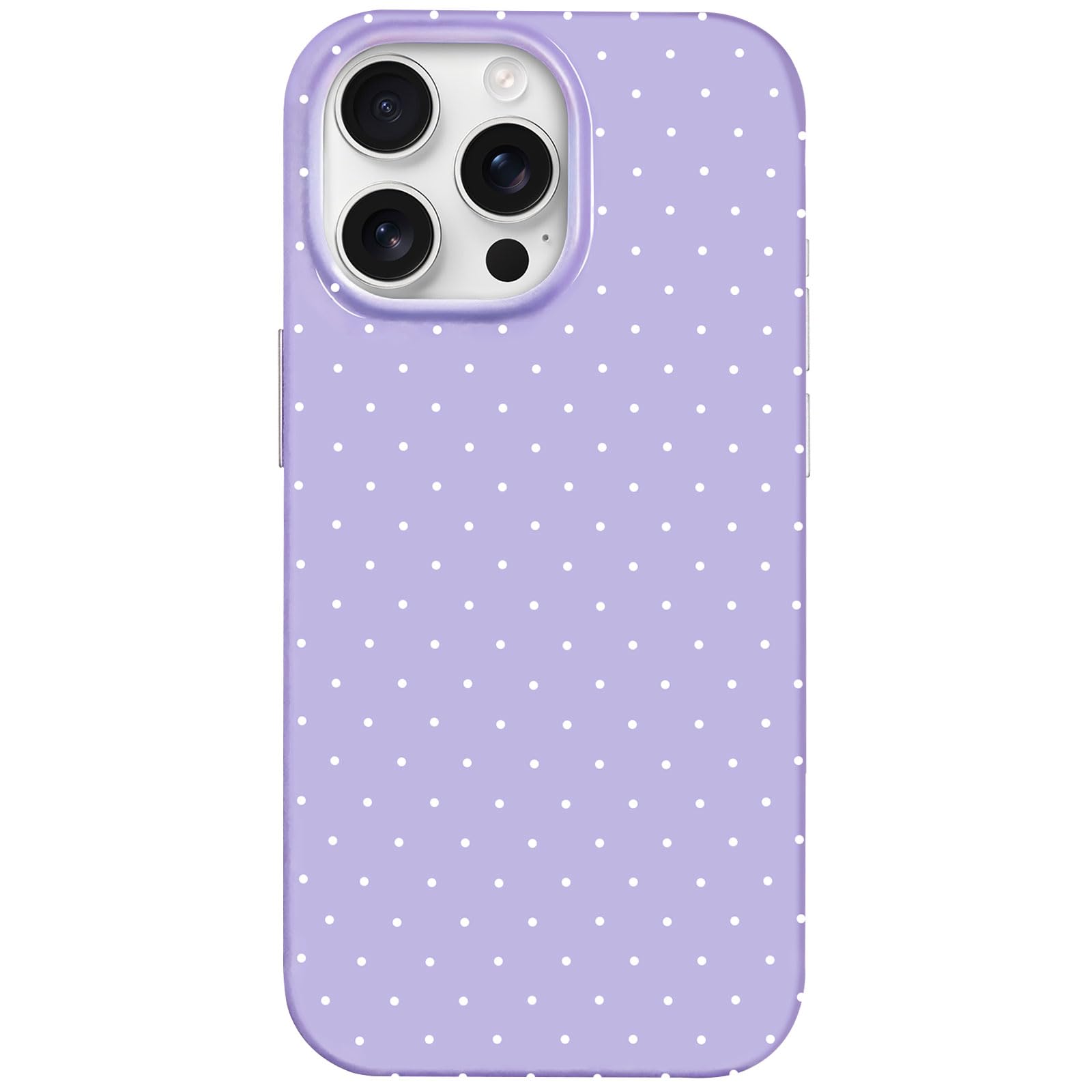 Hython for iPhone 14 Pro Case Cute Polka Dot Aesthetic Design Simple Cover 6.1, Thin Slim Anti-Scratch Soft TPU Bumper Shockproo