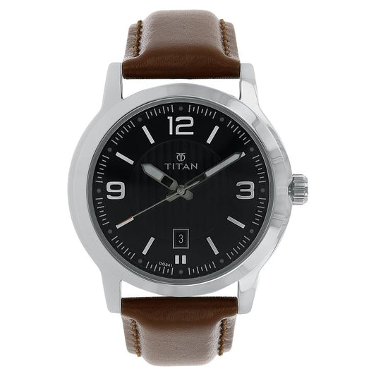 Titan Titan Neo Analog Black Dial MenS Watch Nm1730Sl02/Nn1730Sl02