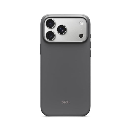 Beats iPhone 17 Pro Max Case with MagSafe & Camera Control, Matte Finish, Microfiber Lining - Granite Gray