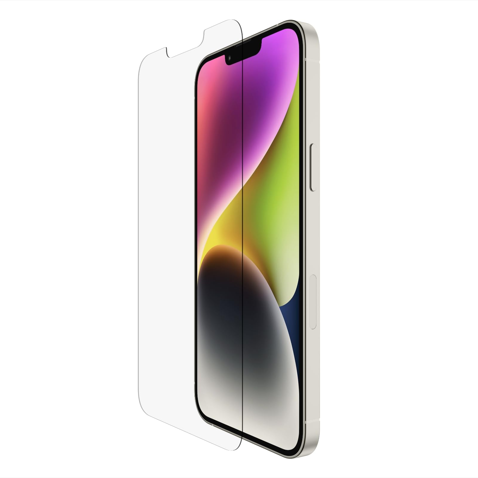 Belkin UltraGlass iPhone 14 Plus, iPhone 13 Pro Max Screen Protector - Easy Application with Installation Guide Tray - Crystal C