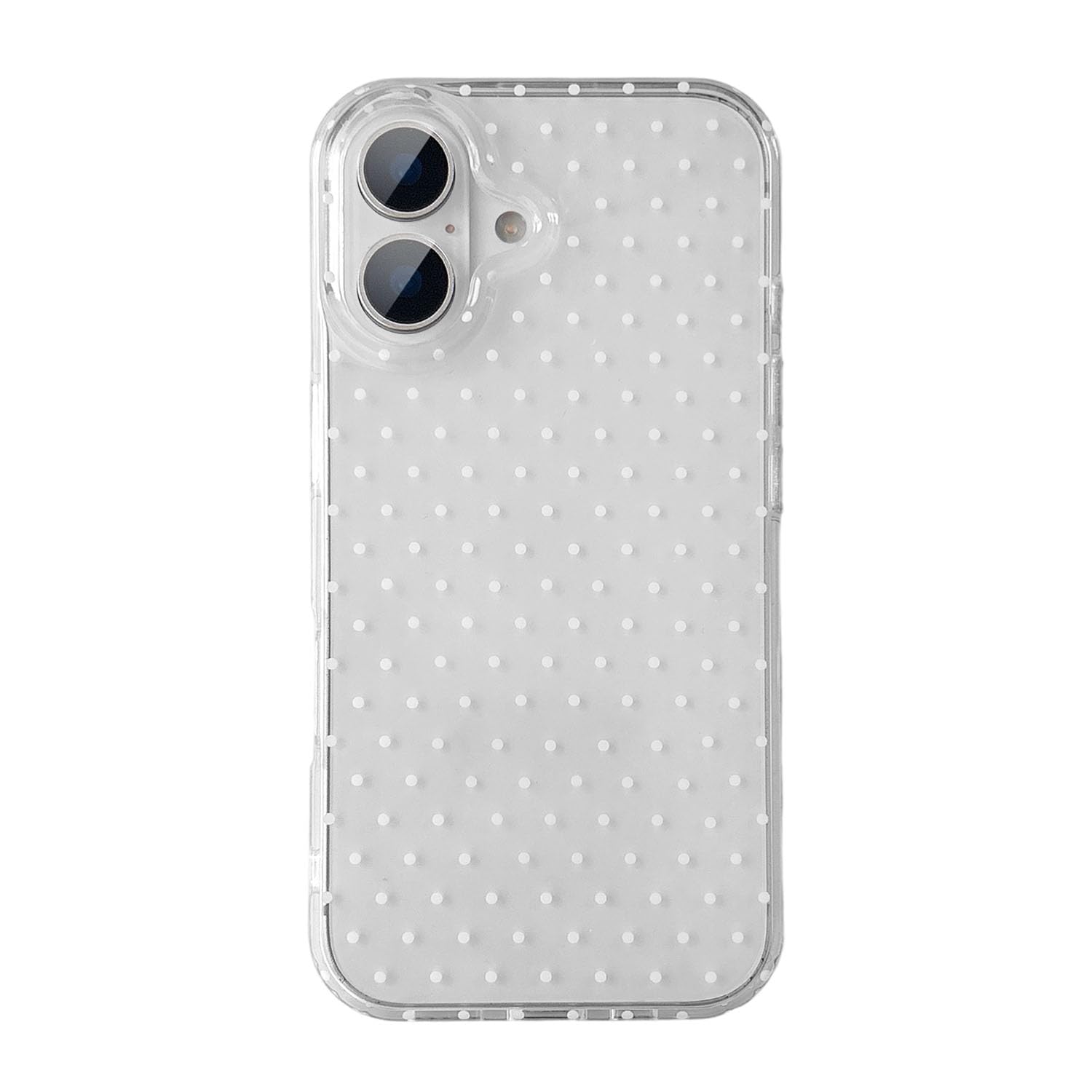 QLTYPRI Cute Phone Case for iPhone 16 Plus Case Polka Dot Fashion Aesthetic Design for Women Girls, Slim TPU Shockproof Protecti