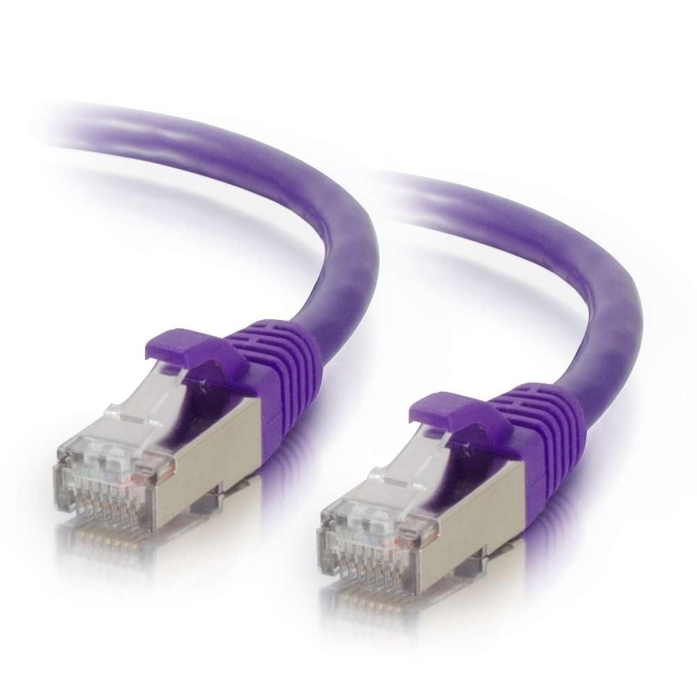 Rocstor Y10C334-PU 3ft Cat6 Puple Ethern Snagless Cabl 100% Copper Ul Rated Cable