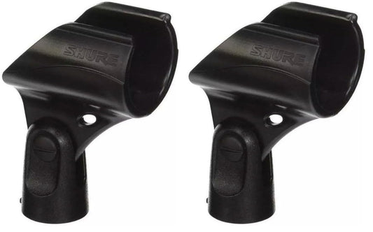 Shure WA371 Microphone Clip for all Shure Wireless Handheld Transmitters (Pack of 2)