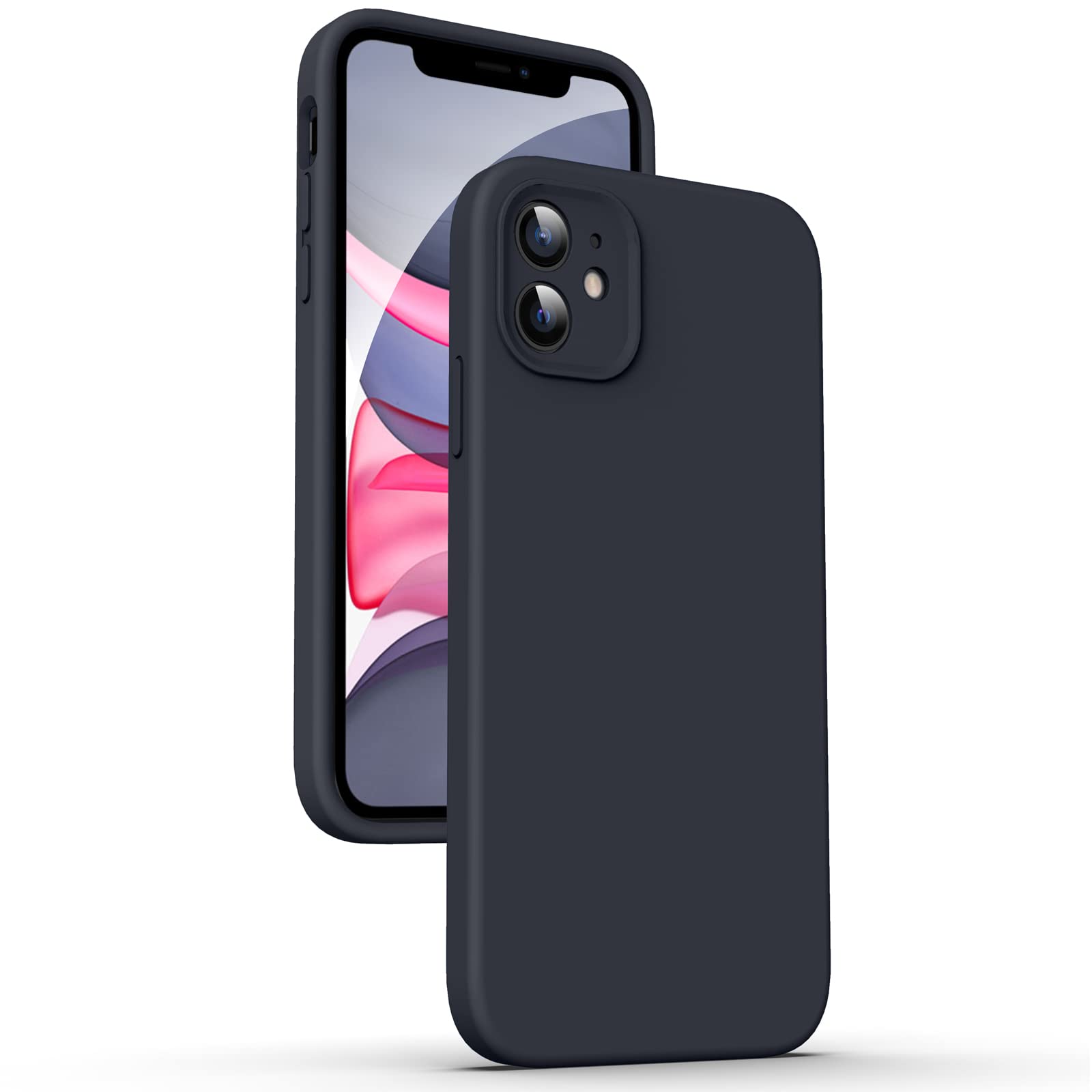 Supdeal Liquid Silicone Case for iPhone 11 - [Camera All-Round Protection] [Soft Microfiber Lining Anti-Scratch] 4 Layer Full Co