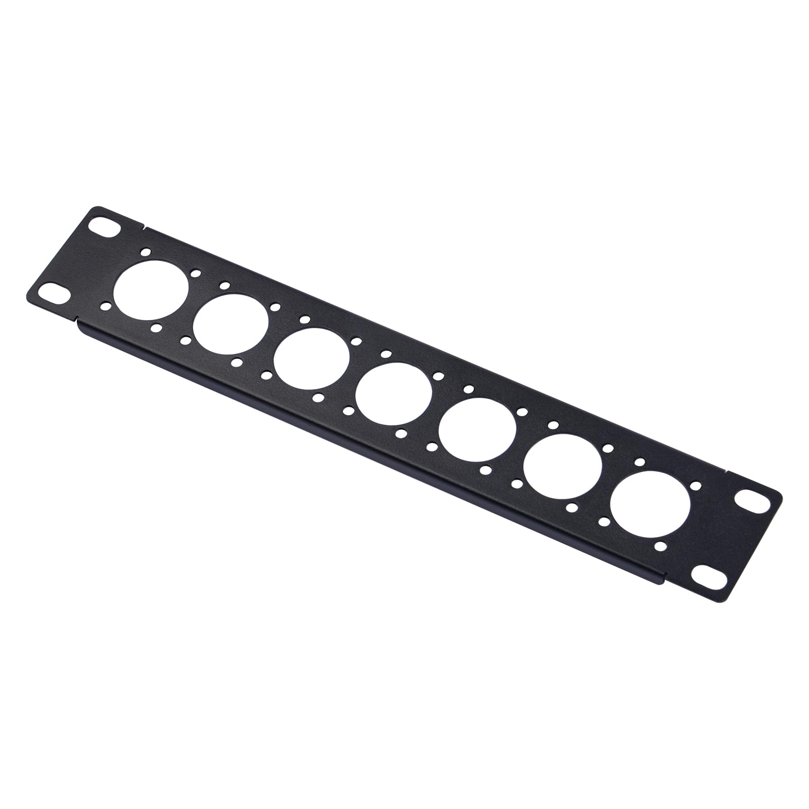 GeeekPi 10 inch 1U D-Series Connectors Rack Panel 7D XLR HDMI Audio Rack Mount Panel for DeskPi RackMate T0/T1/T2/T0 Plus/T1 Plu