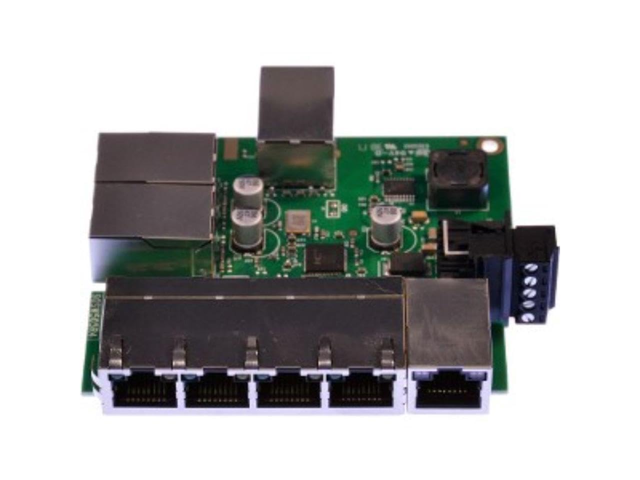 Brainboxes SW-108 Industrial Embeddable 8 Port Ethernet Switch 8 X Fast Ethernet Network Twisted Pair 2 Layer Supported Plug-in