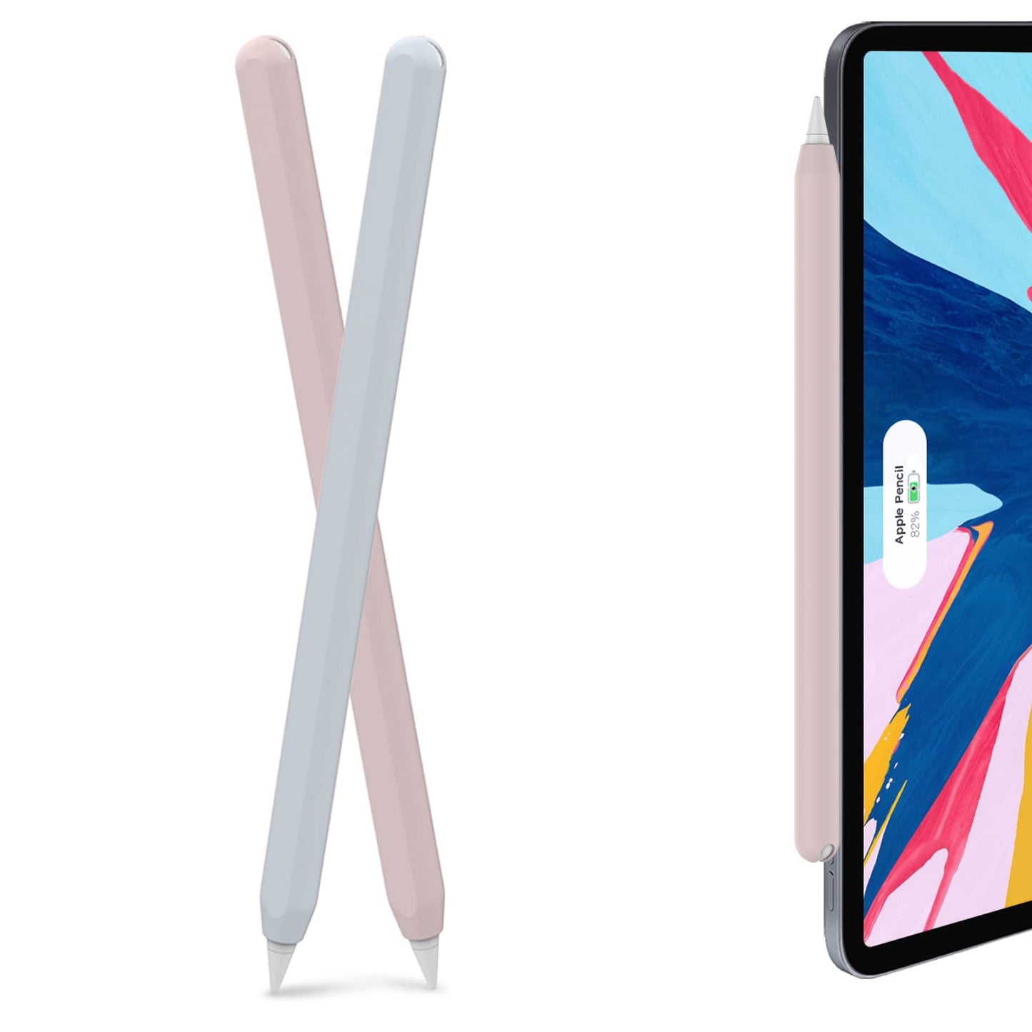 AhaStyle Silicone Case for Apple Pencil 2nd Generation & Apple Pencil Pro (2024) Sleeve Skin Ultra Thin Apple Pencil Protective