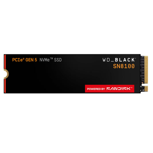WD_Black SN8100 8TB NVMe SSD - PCIe 5.0x4, M.2 2280, Up to 14,900MB/s Read Speed, up to 11,000MB/s Write Speed, Best for AI Appl