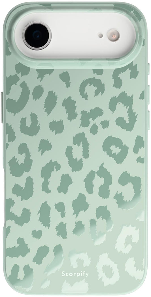SCORPIFY for iPhone 17 Air Case [Compatible with MagSafe] with Matte Fog Leopard Cheetah Print Design, Cute Magnetic Phone Cover