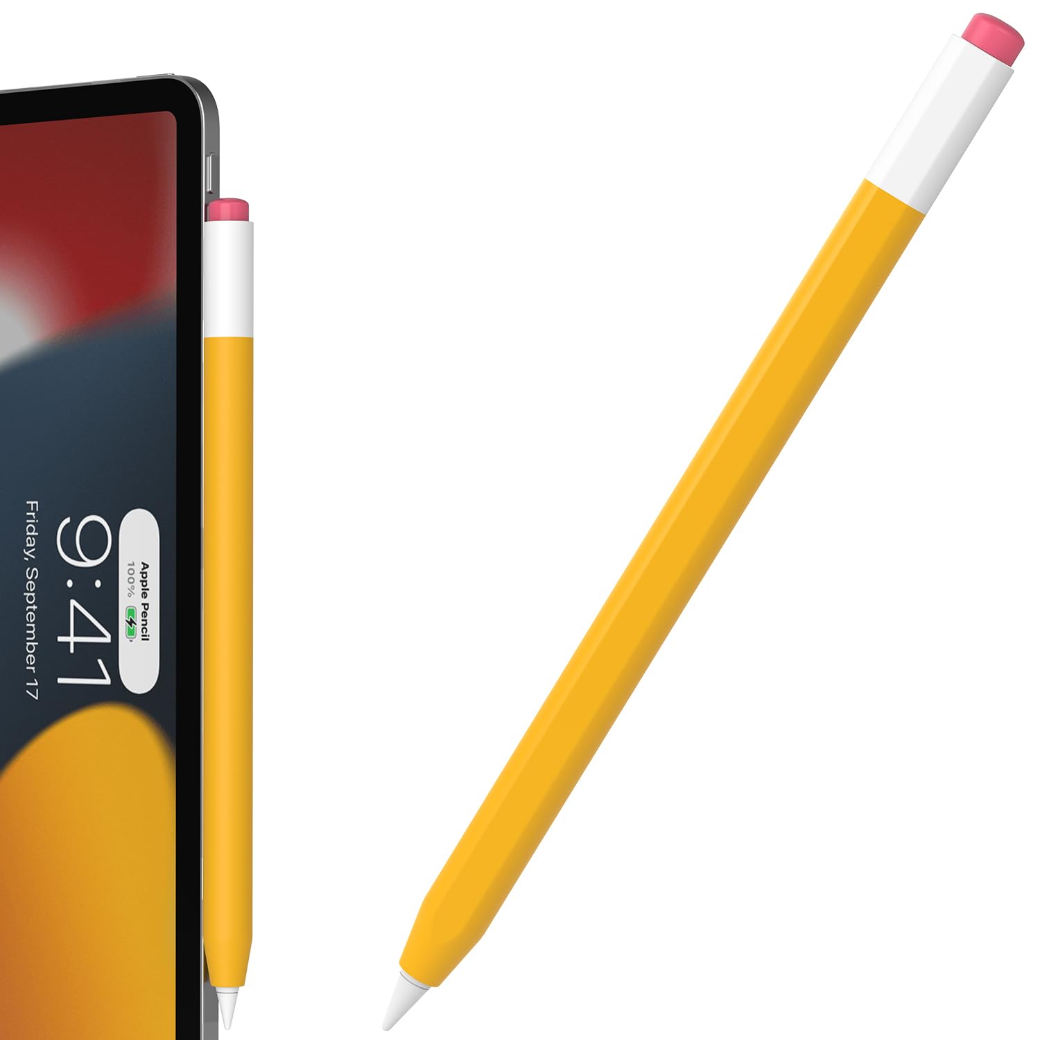 FAFALITHIC Classic Silicone Case Cover Compatible with Apple Pencil Pro Case & Apple Pencil 2nd Generation Protective Sleeve Sup