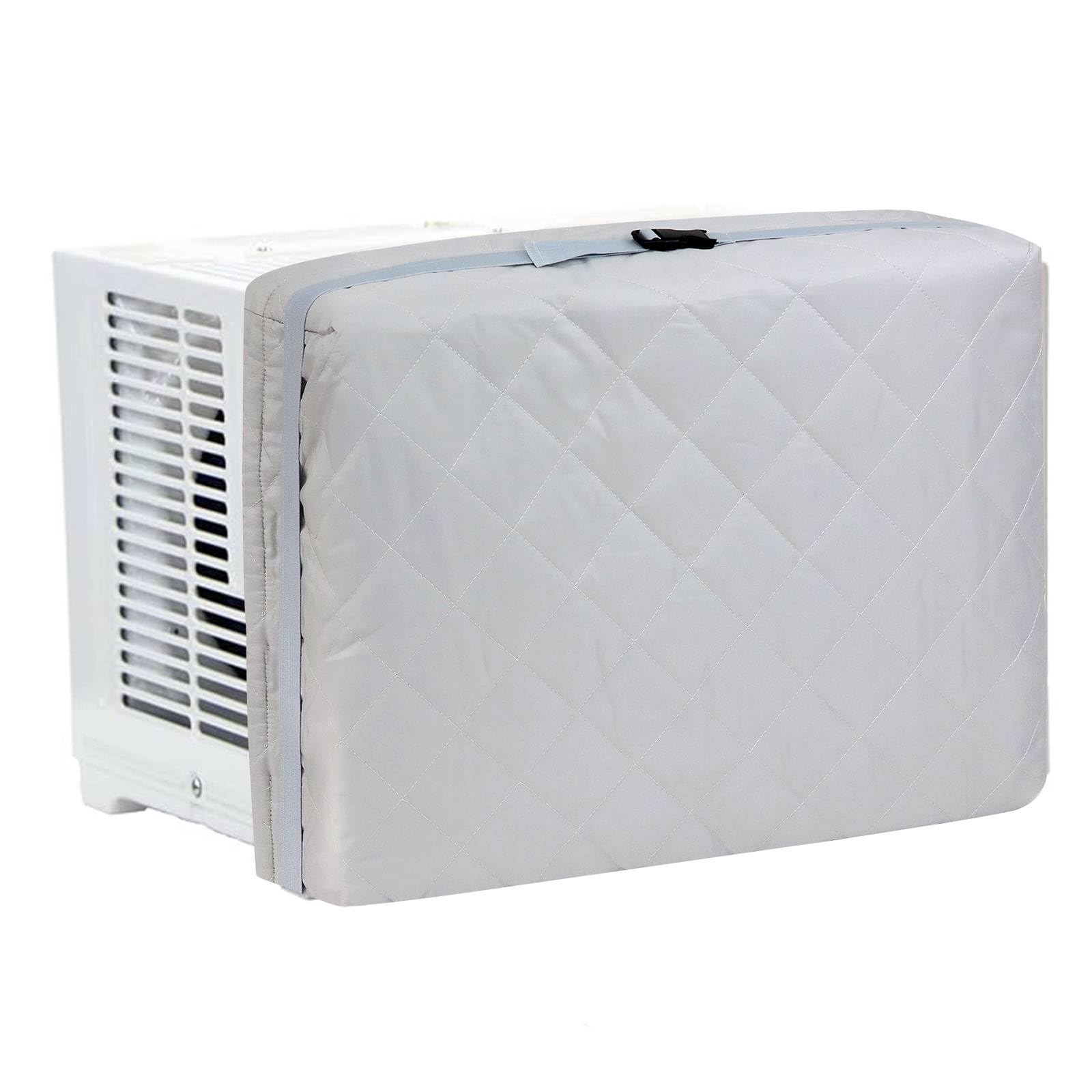 Demao Grey Window AC Covers for Inside, 21  15 3.5 Heavy Duty Cotton Padding, Keep Warm&Dust Proof Window AC Unit Protector for