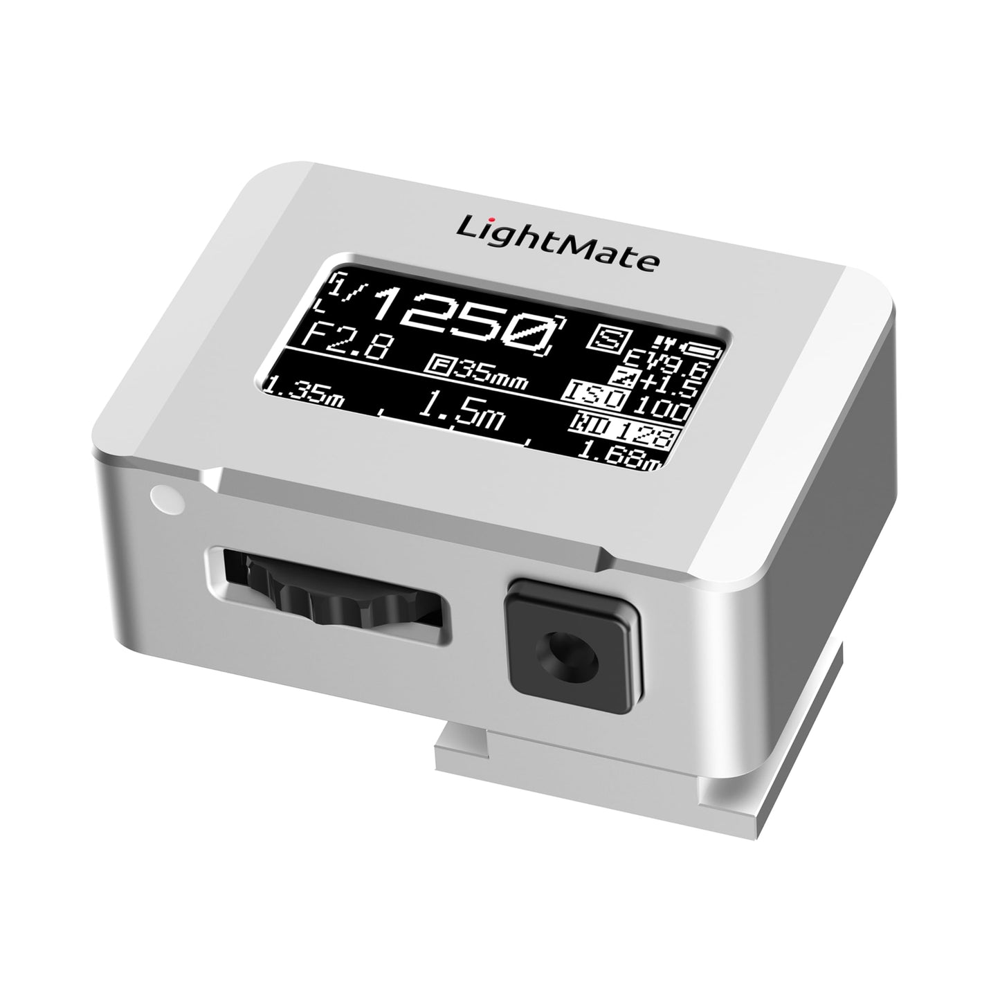 LightMate Lite 2R Light Meter, 30FOV High Precision Ambient Light Digital Exposure Meter, 0.96in Large OLED Screen, Ultra-Compac