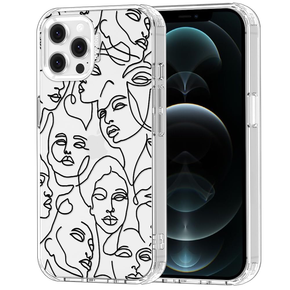 MOSNOVO for iPhone 13/14 Case | Military Grade 6.6ft Drop Tested | Clear with Sea Turtles Design