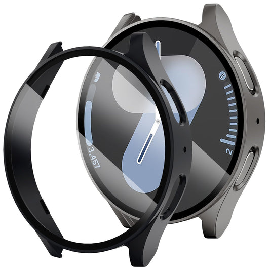 FULLIFE 2-Pack Compatible with Samsung Galaxy Watch 7 Screen Protector 40mm/44mm Accessories for Men Women, Durable Case with Te