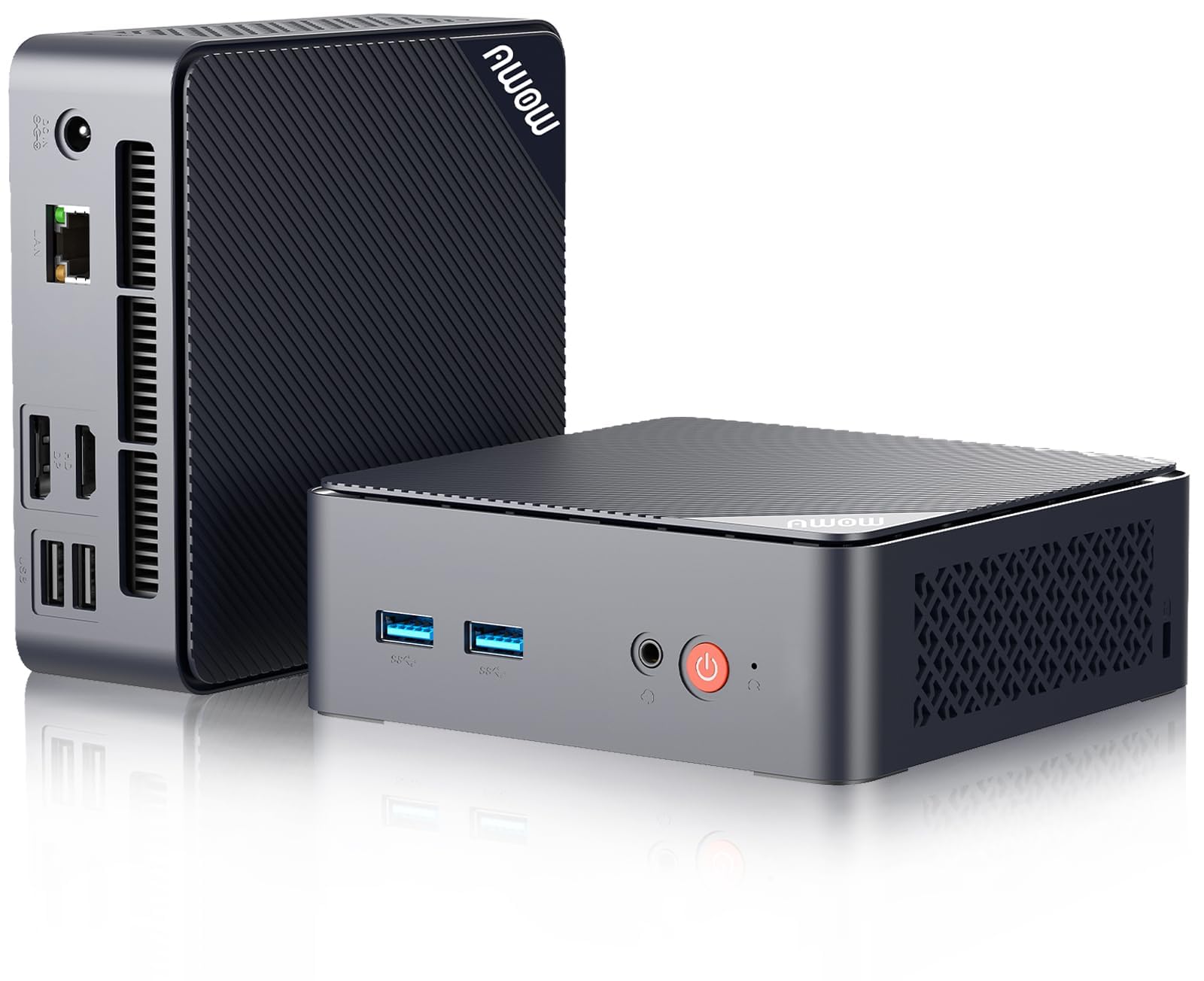 AWOW Mini PC Intel N150, 8GB RAM 256GB PCIe3.0 SSD, Mini Desktop Computer Support 4K Display/USB3.2/WiFi 5/BT5.2/ Gigabit Ethern