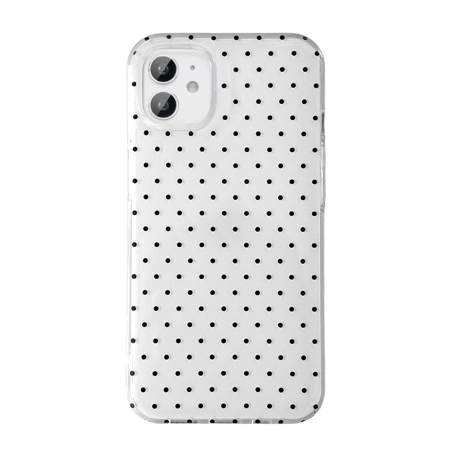 QLTYPRI Cute Phone Case for iPhone 11 Case Polka Dot Fashion Aesthetic Design for Women Girls, Slim TPU Shockproof Protective Ph
