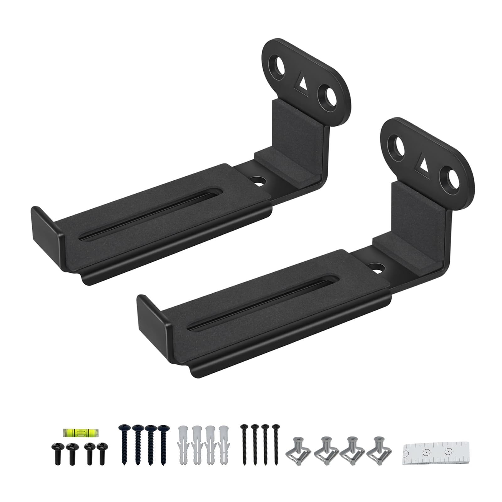 Howonder Soundbar Wall Mount,All Metal Sound Bar Mounts Under TV for Sonos,Samsung, Bose, Vizio, LG, Sony, JBL and More,Depth Ad