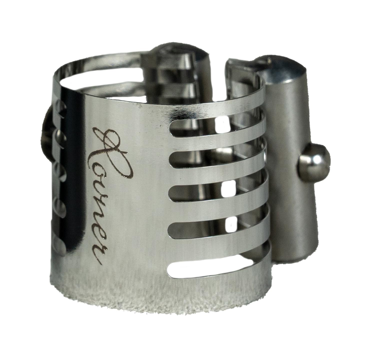 Rovner Ligature & Plastic Cap for Alto Standard Saxophone - Platinum Ligature for Metal Mouthpiece (P-1M)