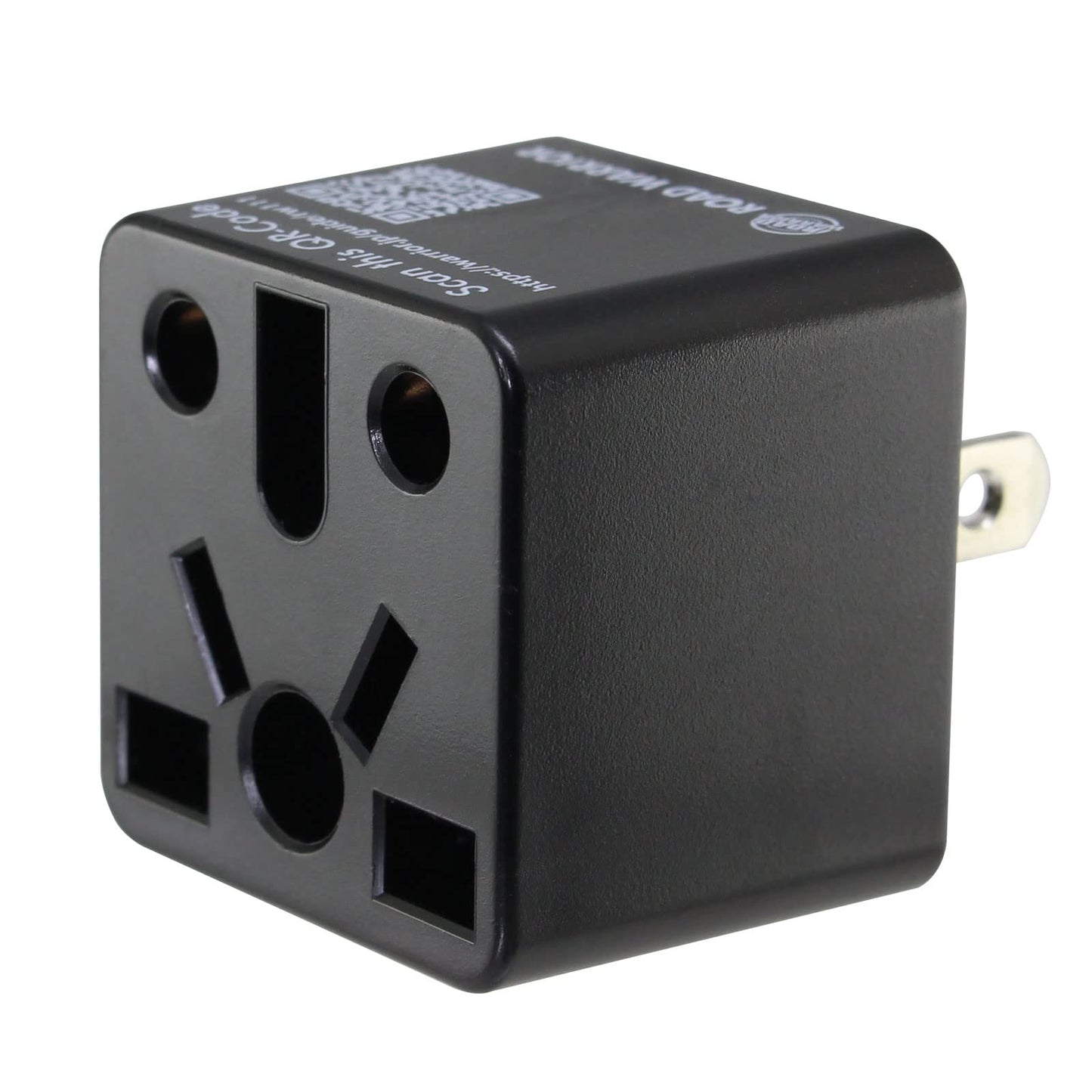 ROAD WARRIOR US Plug Adapter European/UK/China/Australia/India/Brazil for USA Socket Does not Convert Voltage RW111BK