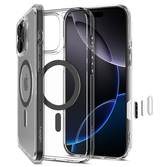 Spigen for iPhone 16 Pro Max, Ultra Hybrid T MagFit [Camera Control Button] [Compatible with Magsafe] - Graphite