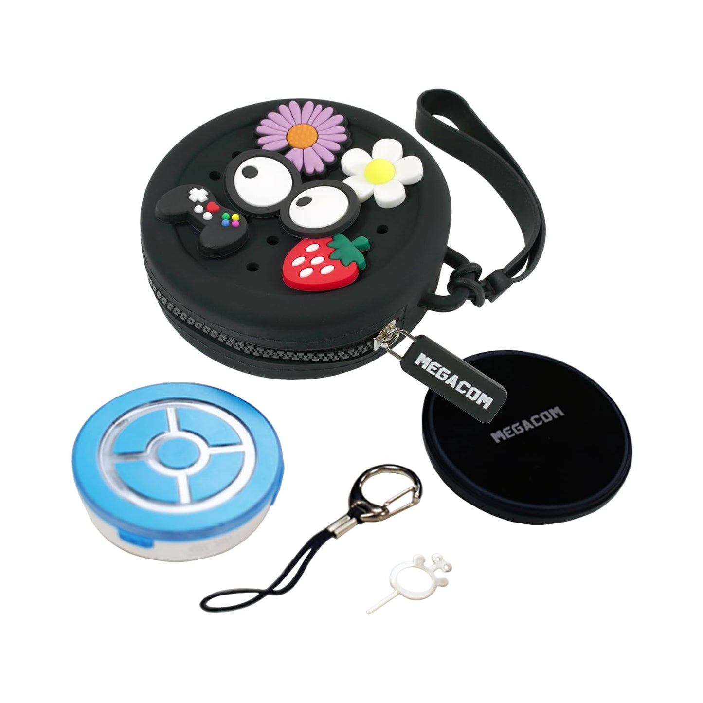Megacom DuoMon3 PRO Unique Auto-Reconnection Hourly, 1P/2P dual accounts Pocket Auto Catcher, IPX7 waterproof, Type-C & wireless