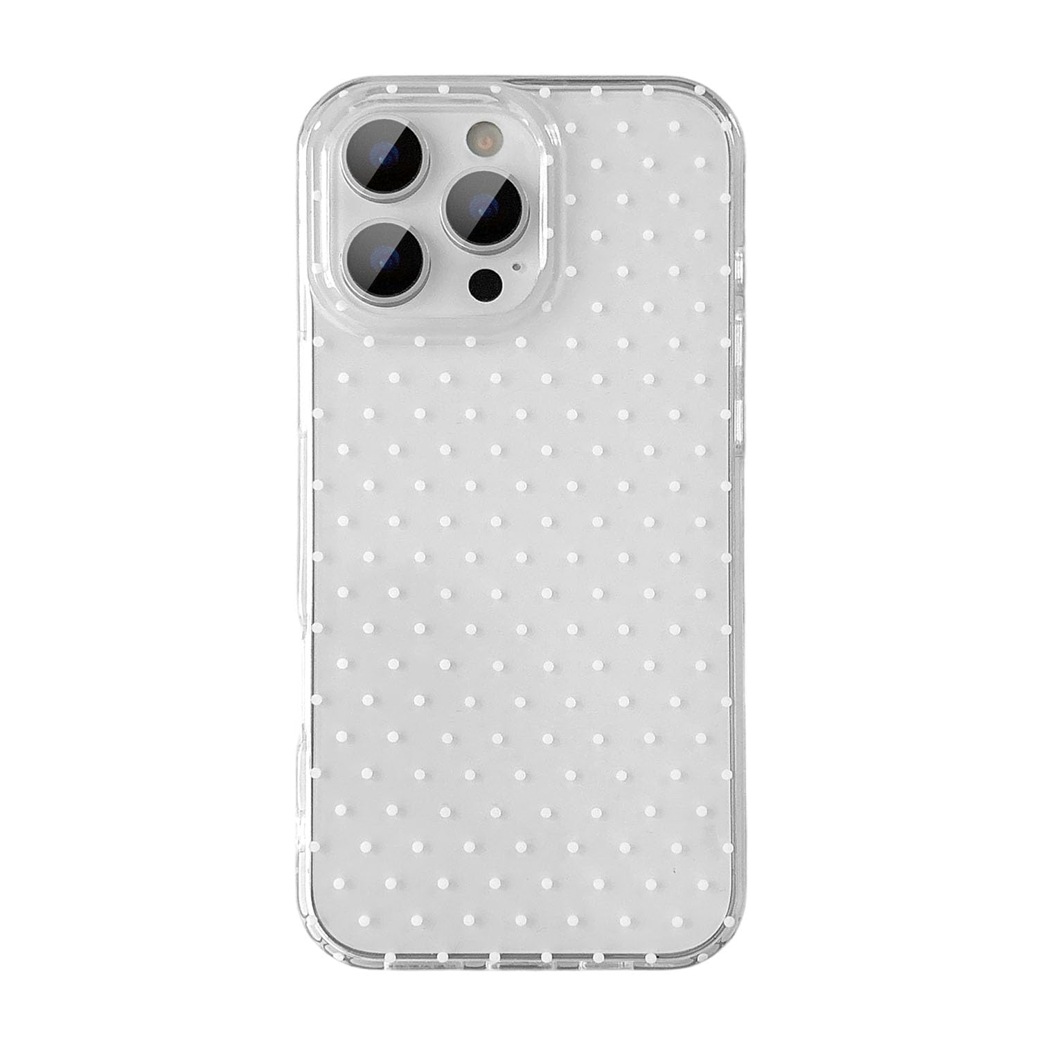 QLTYPRI Cute Phone Case for iPhone 12/iPhone 12 Pro Case Polka Dot Fashion Aesthetic Design for Women Girls, Slim TPU Shockproof