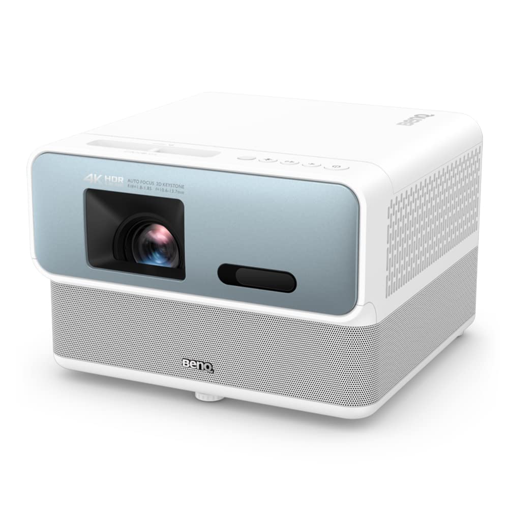BenQ GP500 Smart Projector, True 4K HDR, 5Wx4 360 Sound Bluetooth Speaker, Ultra Wide DCI-P3 Color Gamut, Android TV, Auto Focus