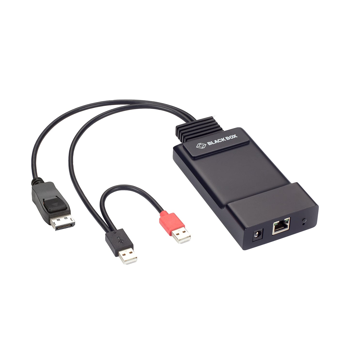 Black Box Zero U DP KVM-Over-IP Transmitter - SH, HD, USB DP Audio, 12-in.