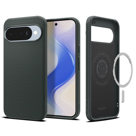 Spigen for Pixel 10/10 Pro Case, Liquid Air MagFit (2025) [Designed for Pixelsnap, Compatible with MagSafe Accessories] - Abyss