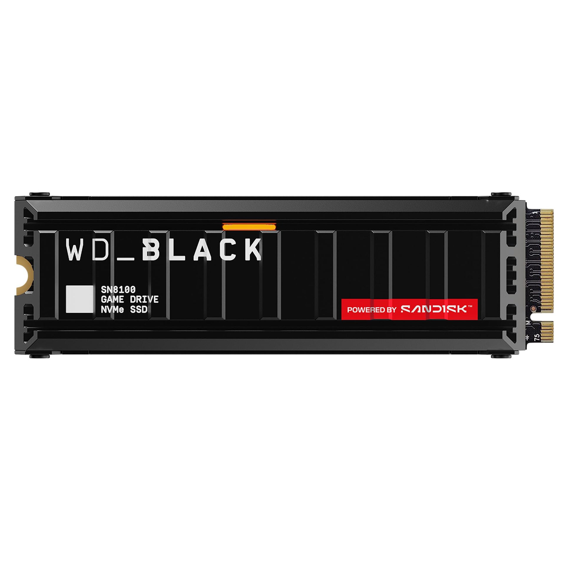 WD_Black SN8100 8TB NVMe SSD with Heatsink - PCIe 5.0x4, M.2 2280, Up to 14,900MB/s Read Speed, up to 11,000MB/s Write Speed, Be