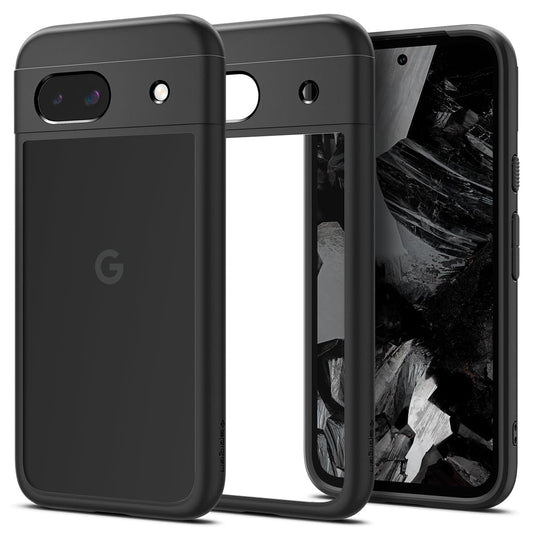 Spigen for Pixel 8a Case, Ultra Hybrid (2024) [Anti-Yellowing] [Military-Grade Protection] - Matte Black