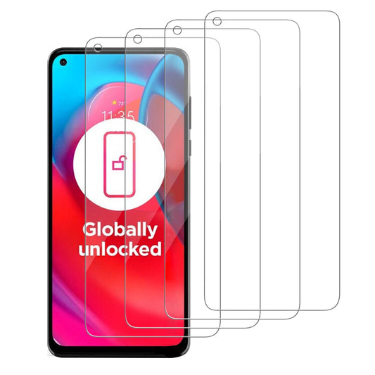 [4 Pack] iCsapr Glass Screen Protector Compatible for Motorola Moto G Stylus 5G[Not Fit for 2022 Model] (5G Version Only)[9H Har